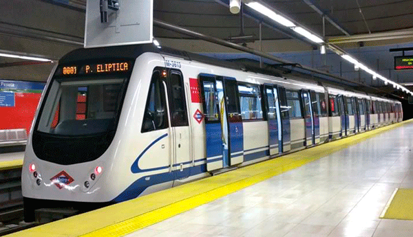Metro in Madrid, Spain