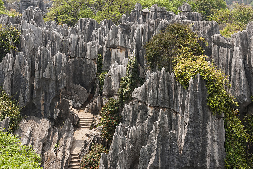 Stone Forest in Kunming city
