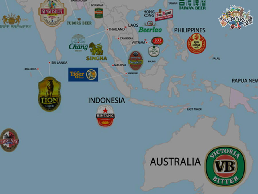 Popular Beer in Asia